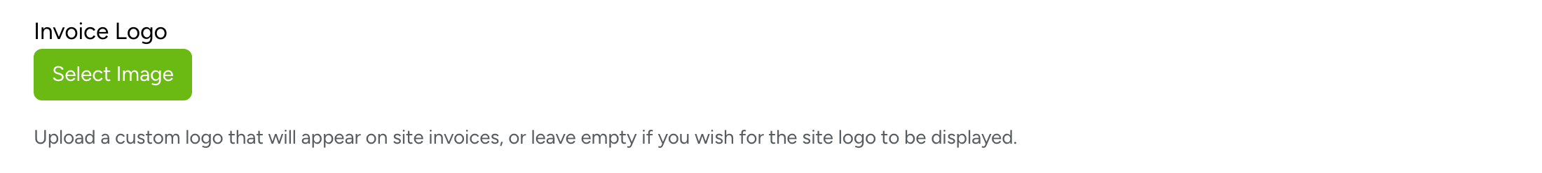 PHP Pro Bid — Admin Invoice Logo upload setting