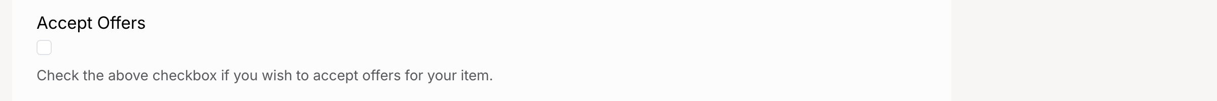 PHP Pro Bid — Accept Offers checkbox, unchecked