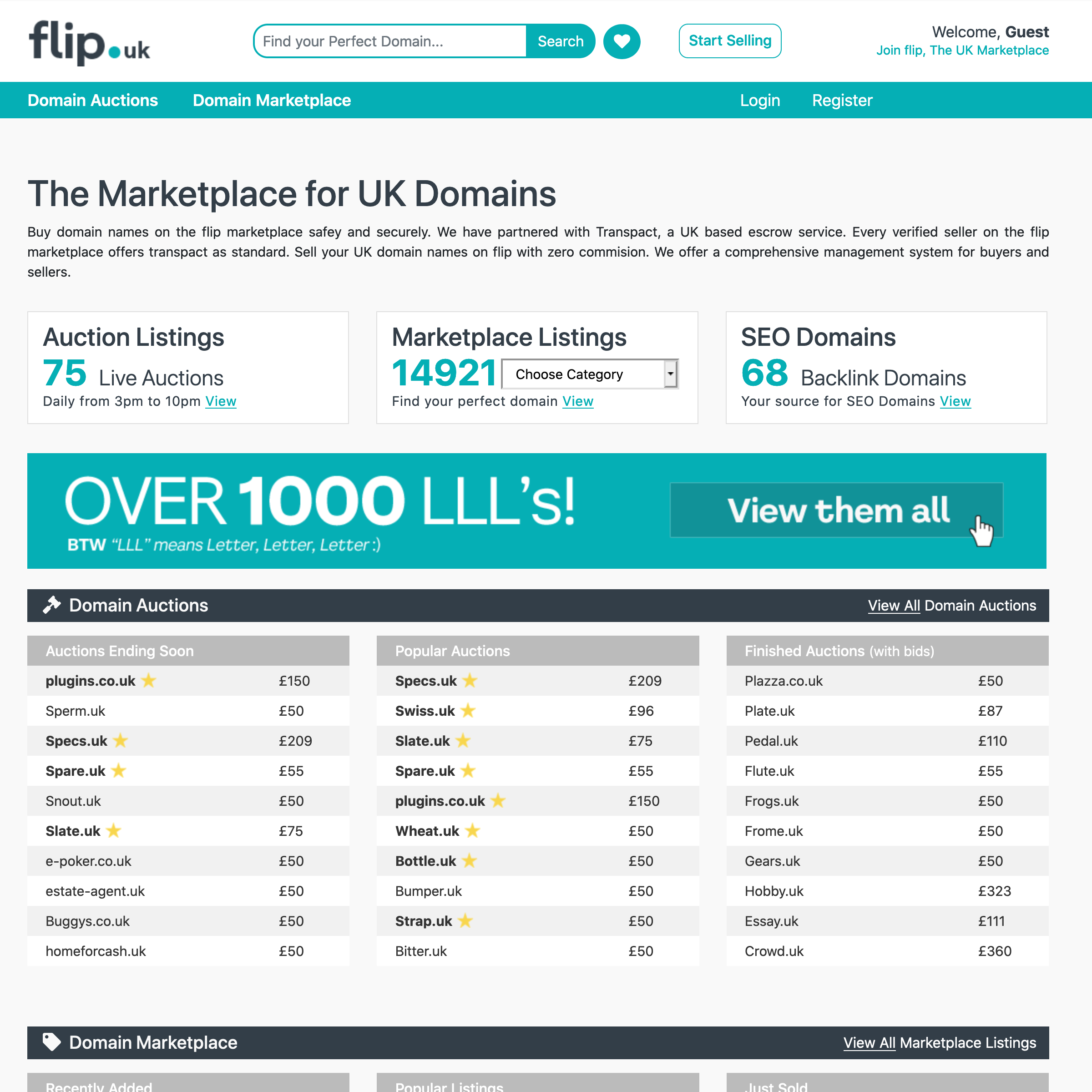 Flip.uk screenshot