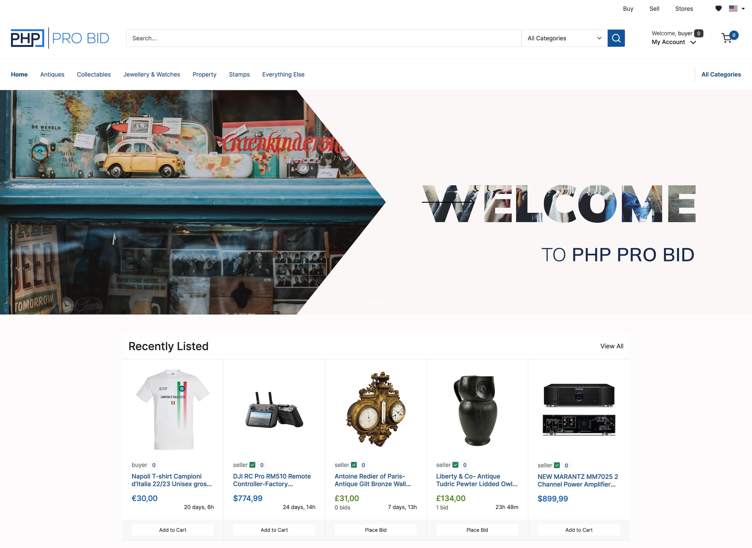 PHP Pro Bid Software Home Page